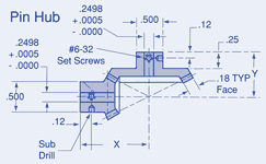 Miter and Bevel Gear Set